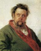 Ilya Repin Canadian composer portrait Mussorgsky china oil painting artist